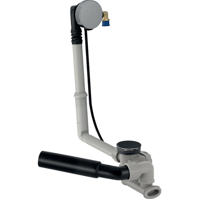 Слив для ванны Geberit d52 с поворотным механизмом и подводом с отделочным комплектом хром глянцевый 150.710.21.6