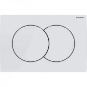 Кнопка смыва Geberit Delta01 двойной смыв пластик альпийский белый 115.107.11.1