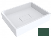 Раковина для ванной Miraggio Capri 49,4х39,5 см литой мрамор Miramarble сосновый зеленый 0000800