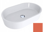 Раковина для ванної Miraggio Sorrento 55х35,1 см мармур мармур Miramarble лососево-оранжевий 0000349