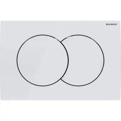 Кнопка змиву Geberit Delta01 подвійний змив пластик білий альпійський 115.107.11.1