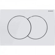 Кнопка смыва Geberit Delta01 двойной смыв пластик альпийский белый 115.107.11.1