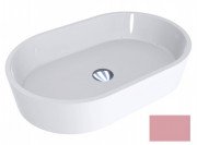 Раковина для ванної Miraggio Sorrento 55х35,1 см литий мармур Miramarble світло-рожевий 0001159