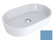 Раковина для ванной Miraggio Sorrento 55х35,1 см литой мрамор Miramarble пастельно-синий матовый 0001570