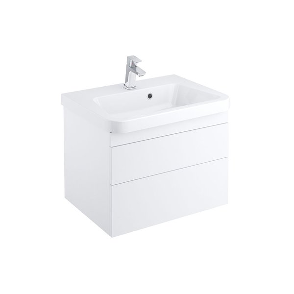 Тумба под раковину Ravak 10° II 550 подвесная ДСП/МДФ белый X000001283