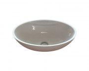 Раковина для ванної Snail Фієста 52х35 см ливарний мармур білий 174