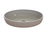 Раковина для ванної кімнати Snail Парадиз 60х40 см ливарний мармур білий 179