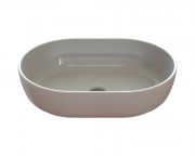 Раковина для ванной Snail Персия 54х38 см литьевой мрамор белый 175