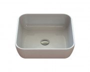 Раковина для ванної Snail Палермо 40х40 см ливарний мармур білий 178