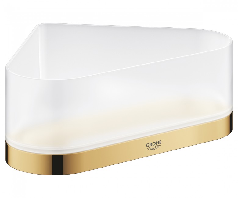 Полочка для ванной Grohe Selection угловая холодный рассвет глянцевый 41038GL0