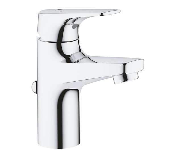 Смеситель для раковины Grohe BauFlow однорычажный с донным клапаном хром 23751000