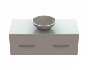 Тумба Snail Венера с раковиной Камелия 120х55 см крашенный МДФ/литьевой мрамор белый 1200KM147