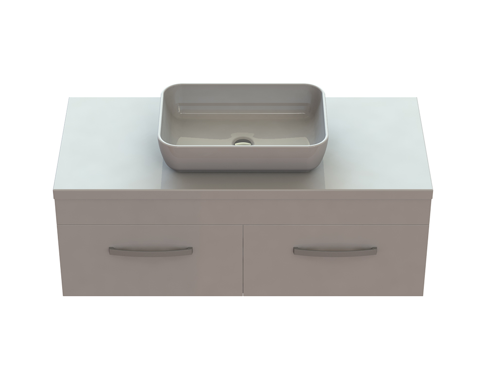 Тумба Snail Венера с раковиной Тифани 120х55 см крашенный МДФ/литьевой мрамор белый 1200KM176