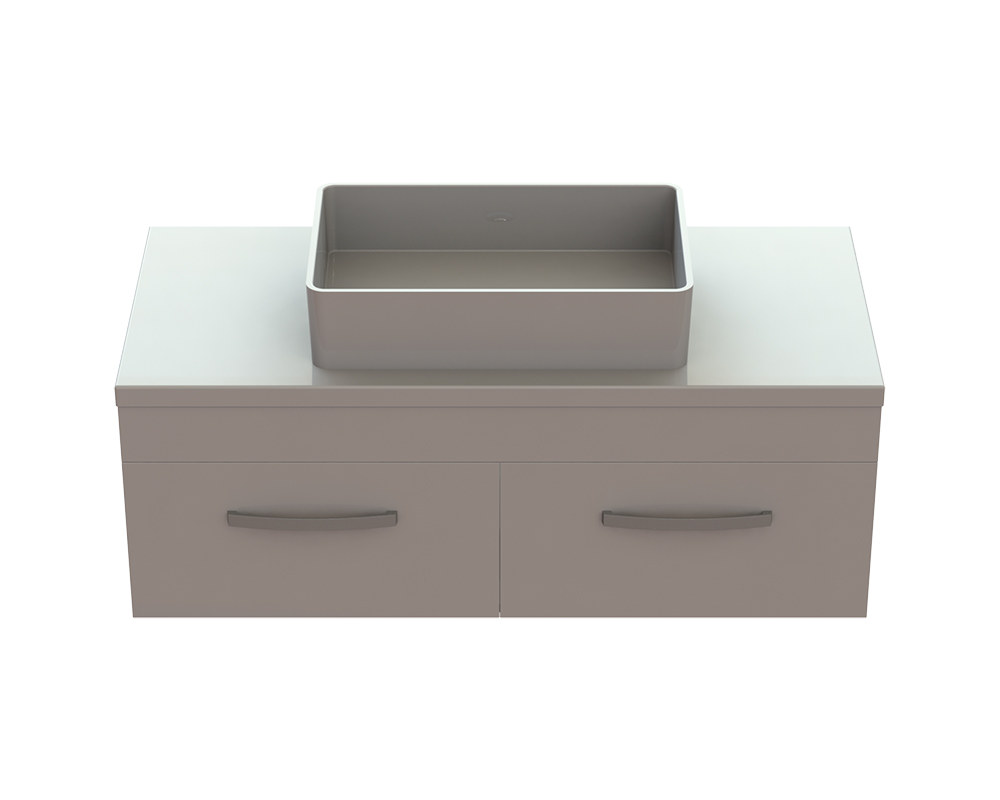 Тумба Snail Венера с раковиной Тоскана 120х55 см крашенный МДФ/литьевой мрамор белый 1200KM171