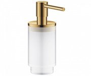 Диспенсер для жидкого мыла Grohe Selection металл холодный рассвет глянцевый/матовое стекло 41028GL0