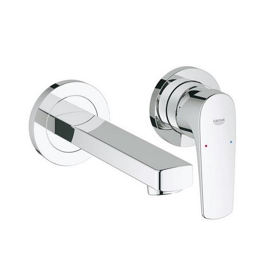 Смеситель для раковины Grohe BauFlow настенный однорычажный хром 20287000