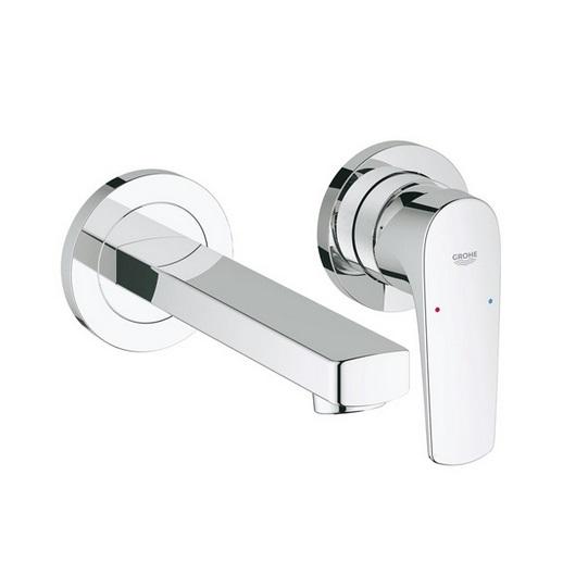 Смеситель для раковины Grohe BauFlow настенный однорычажный хром 20287000