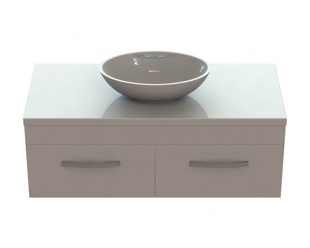 Тумба Snail Венера з раковиною Фієста 120х55 см фарбований МДФ/ливарний мармур білий 1200KM174