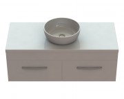 Тумба Snail Венера с раковиной Сакура 120х55 см крашенный МДФ/литьевой мрамор белый 1200KM177