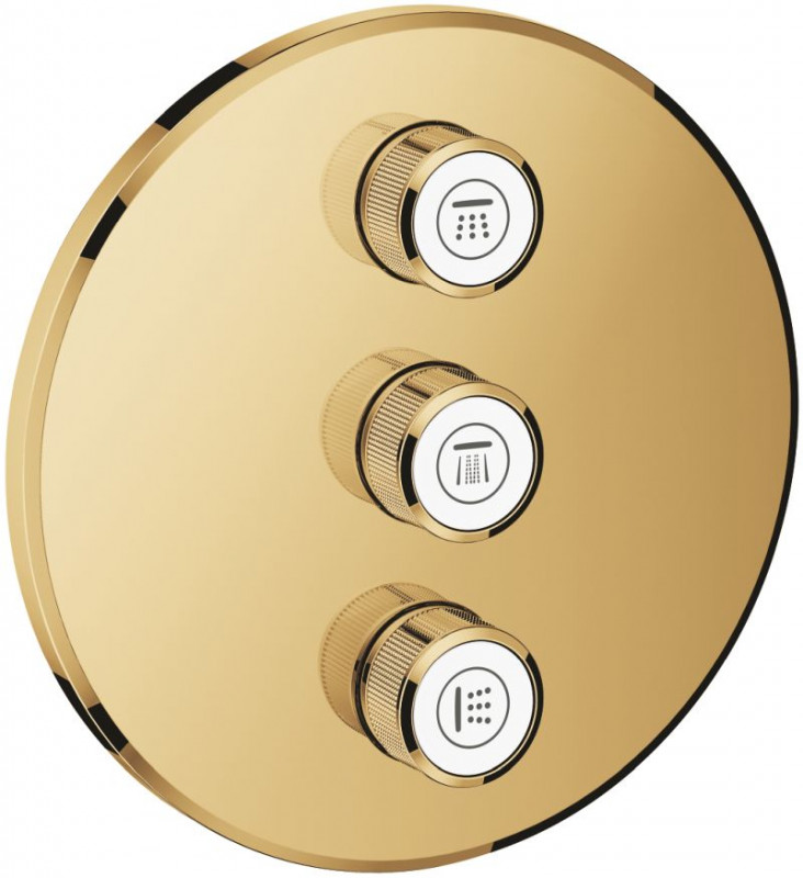 Переключатель для душа Grohe Grohtherm SmartControl на 3 выхода холодный рассвет глянцевый 29122GL0