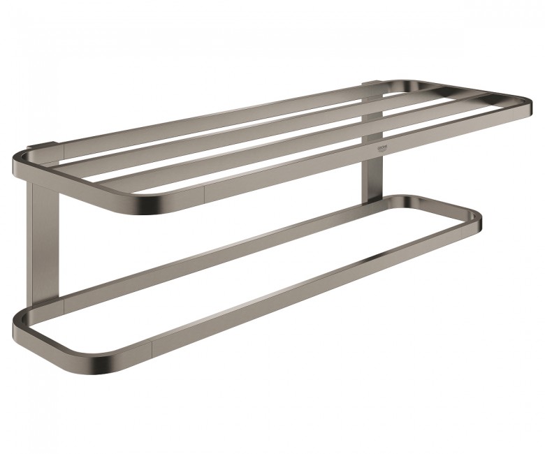 Полиця-тримач для рушників Grohe Selection метал чорний графіт матовий 41066AL0