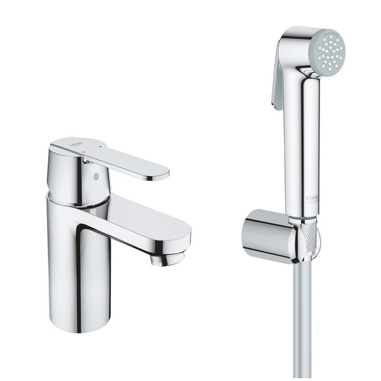Смеситель для раковины Grohe Get однорычажный с гигиеническим душем хром 23238000