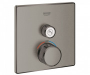 Термостат для душу Grohe Grohtherm SmartControl вбудований графіт темний матовий 29123AL0