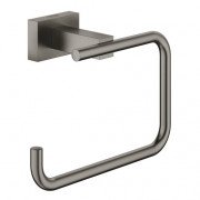 Держатель для туалетной бумаги Grohe Essentials Cube открытый металл темный графит матовый 40507AL1