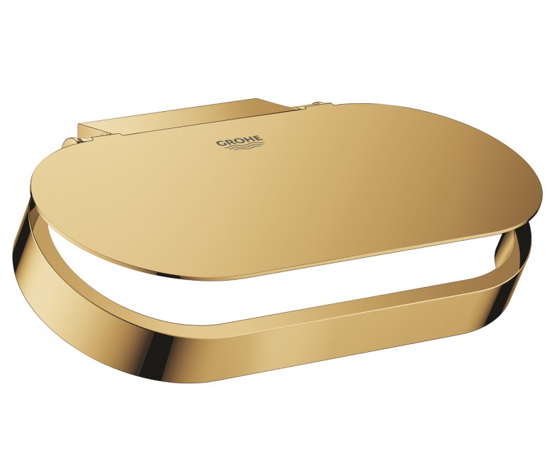 Тримач для туалетного паперу Grohe Selection з кришкою метал холодний світанок глянсовий 41069GL0