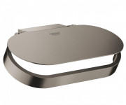 Держатель для туалетной бумаги Grohe Selection с крышкой металл темный графит матовый 41069AL0