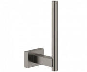 Тримач для запасного рулону туалетного паперу Grohe Essentials Cube метал чорний графіт матовий 40623AL1