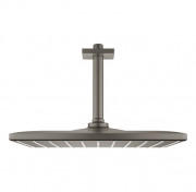 Верхний душ Grohe Rainshower 310 Mono Cube с потолочным держателем темный графит матовый 26566AL0