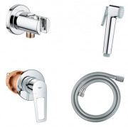 Гигиенический душ со смесителем скрытого монтажа Grohe BauLoop с Tempesta-F хром UA11104201