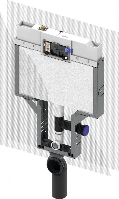 Бачок скрытого монтажа TECE TECEbox Octa для подвесного унитаза пластик 9370041