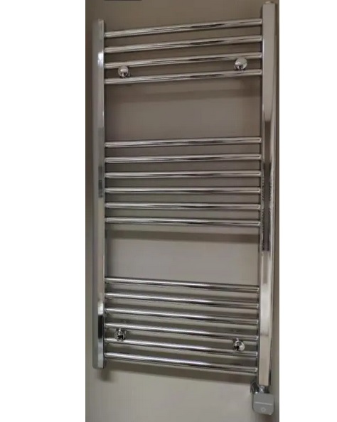 Сушка для рушників електрична Zehnder Virando 100х50 см з теном NEX з проводом хром AB-100-050-NEX-SC