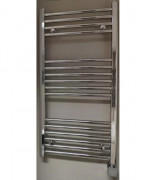 Полотенцесушитель электрический Zehnder Virando 100х50 см с тэном NEX с проводом хром AB-100-050-NEX-SC