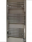 Полотенцесушитель электрический Zehnder Virando 100х50 см с тэном NEX скрытого монтажа хром AB-100-050-NEX-HID