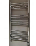 Сушка для рушників електрична Zehnder Virando 100х50 см з теном NEX з проводом хром AB-100-050-NEX-SC