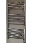 Сушка для рушників електрична Zehnder Virando 100х50 см з теном NEX прихованого монтажу хром AB-100-050-NEX-HID