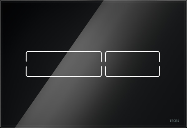 Кнопка смыва сенсорная TECE TECElux Mini с блоком управления стекло черный 9820370