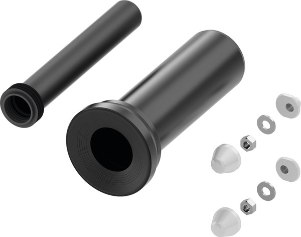 Комплект удлиненных патрубков TECE DN 90 для присоединения унитаза 40 см полиэтилен 9820305