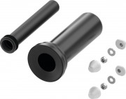 Комплект подовжених патрубків TECE DN 90 для приєднання унітазу 40 см поліетилен 9820305