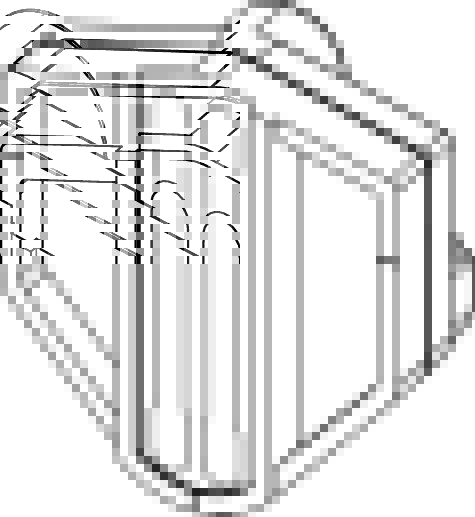 Защита застенного пространства для установки унитаза-биде TECE 9820568