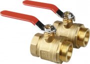 Комплект промышленных шаровых кранов TECE TECEfloor 1 1/2 латунь 77381006