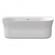 Ванна акриловая Ravak Ypsilon Wall 178x86 см отдельно стоящая белый/слив перелив хром XC00100028