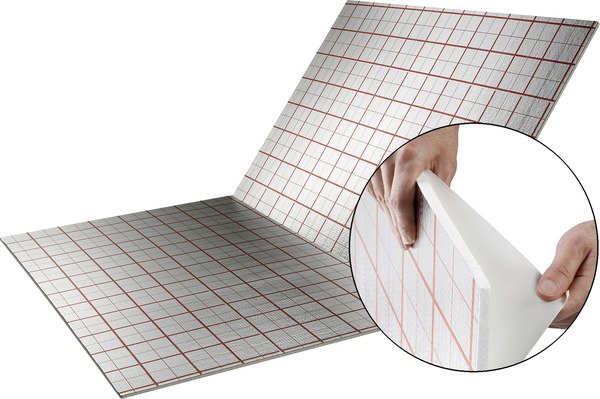 Мат изоляционный TECE TECEfloor 10plus стандарт 160х120х1 см  (1.92 м²) R=0.285 m2K/W 77531530