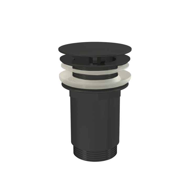 Донний клапан для раковини Ravak універсальний фіксований чорний X01762