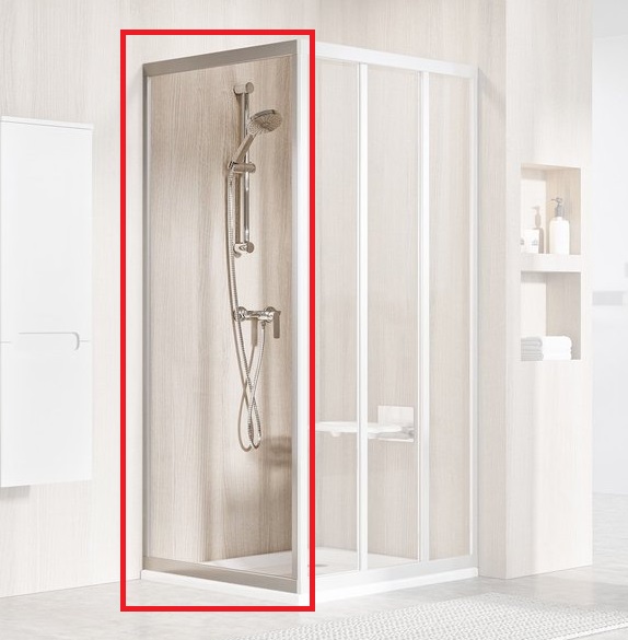 Душова бокова стінка Ravak Supernova APSS 90х195 см профіль сатин/прозоре скло 94070UO2Z1