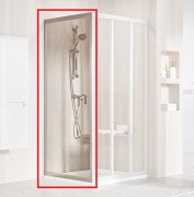 Душевая боковая стенка Ravak Supernova APSS 90х195 см профиль сатин/прозрачное стекло 94070UO2Z1