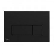 Кнопка смыва Ravak Uni Slim двойной смыв пластик черный X01744